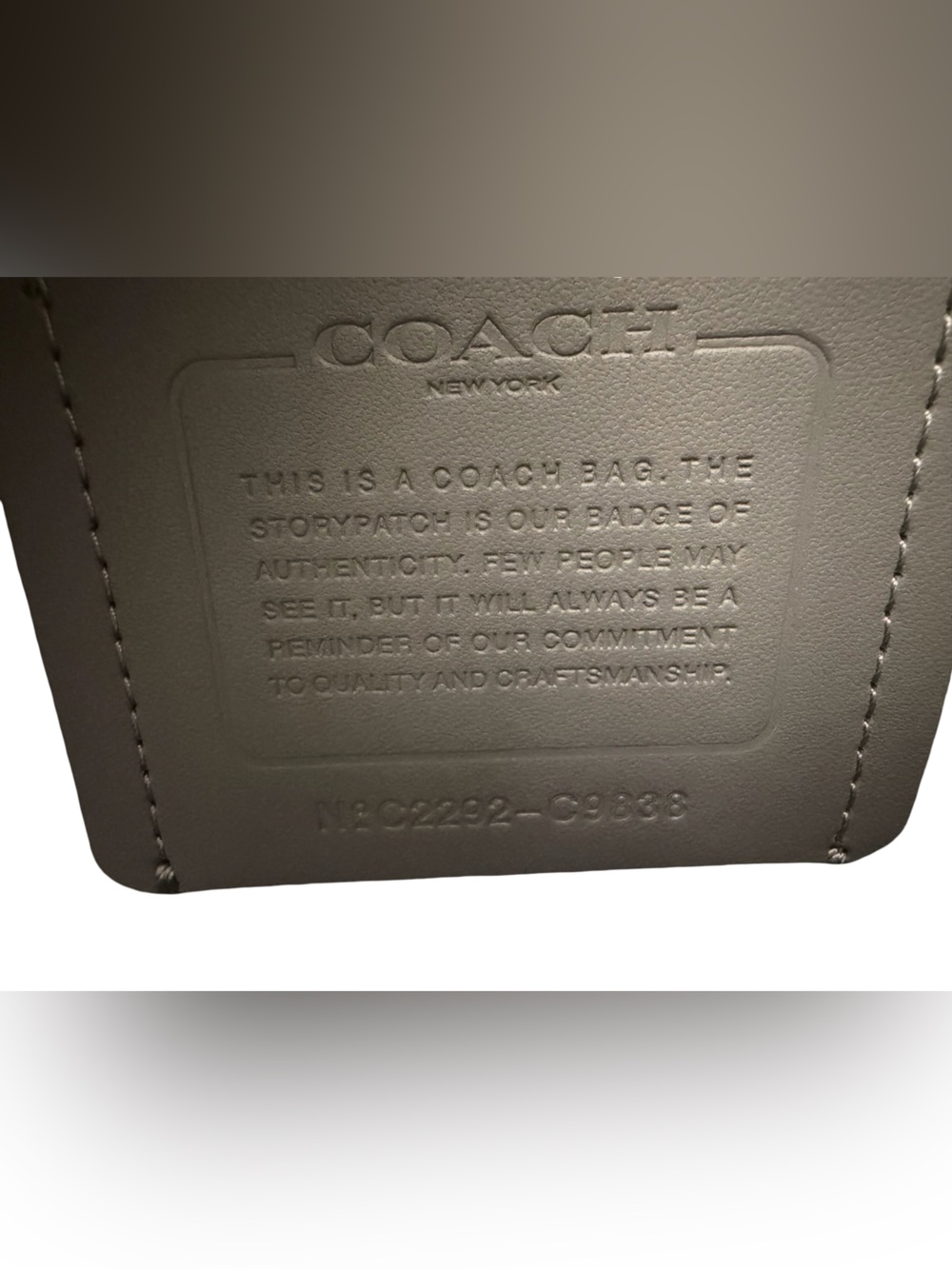 Coach Men's Blue Signature Crossbody Sling Bag - Picture 6 of 7